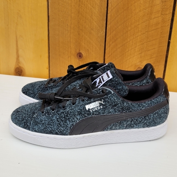 New puma Suede Elemental Hairy Wool Training Sneakers Sz 9 - Picture 4 of 16